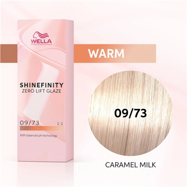 Wella Professional Shinefinity Zero Lift Glaze - 09/73 60ml - Very Light Blonde Brown Gold főképe